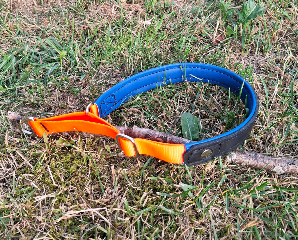 Reglerbart halsband i halvstrypmodell