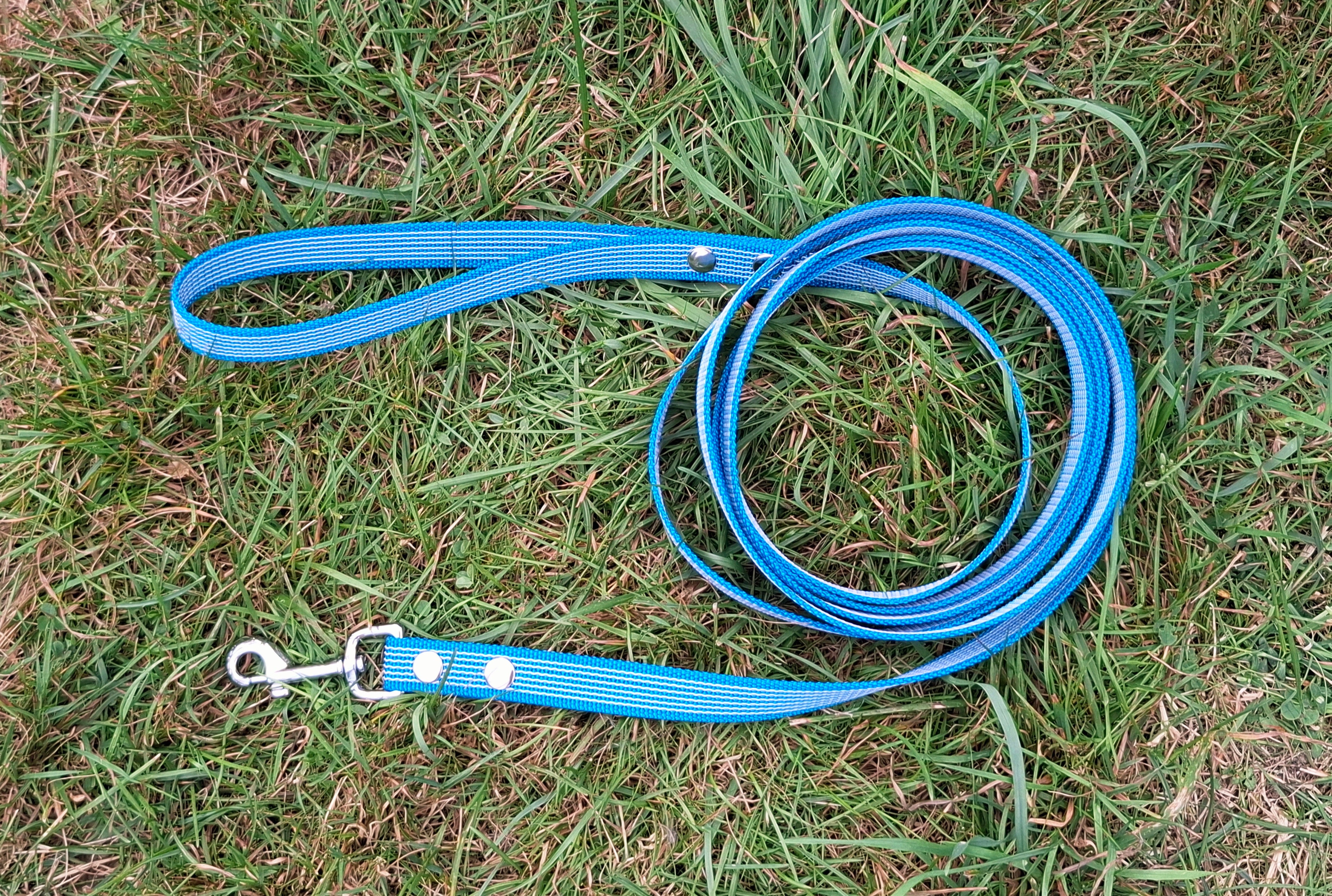 Antiglidkoppel 20mm x 300cm turkosblå/vit, ÄLDRE UTGÅENDE VARIANT