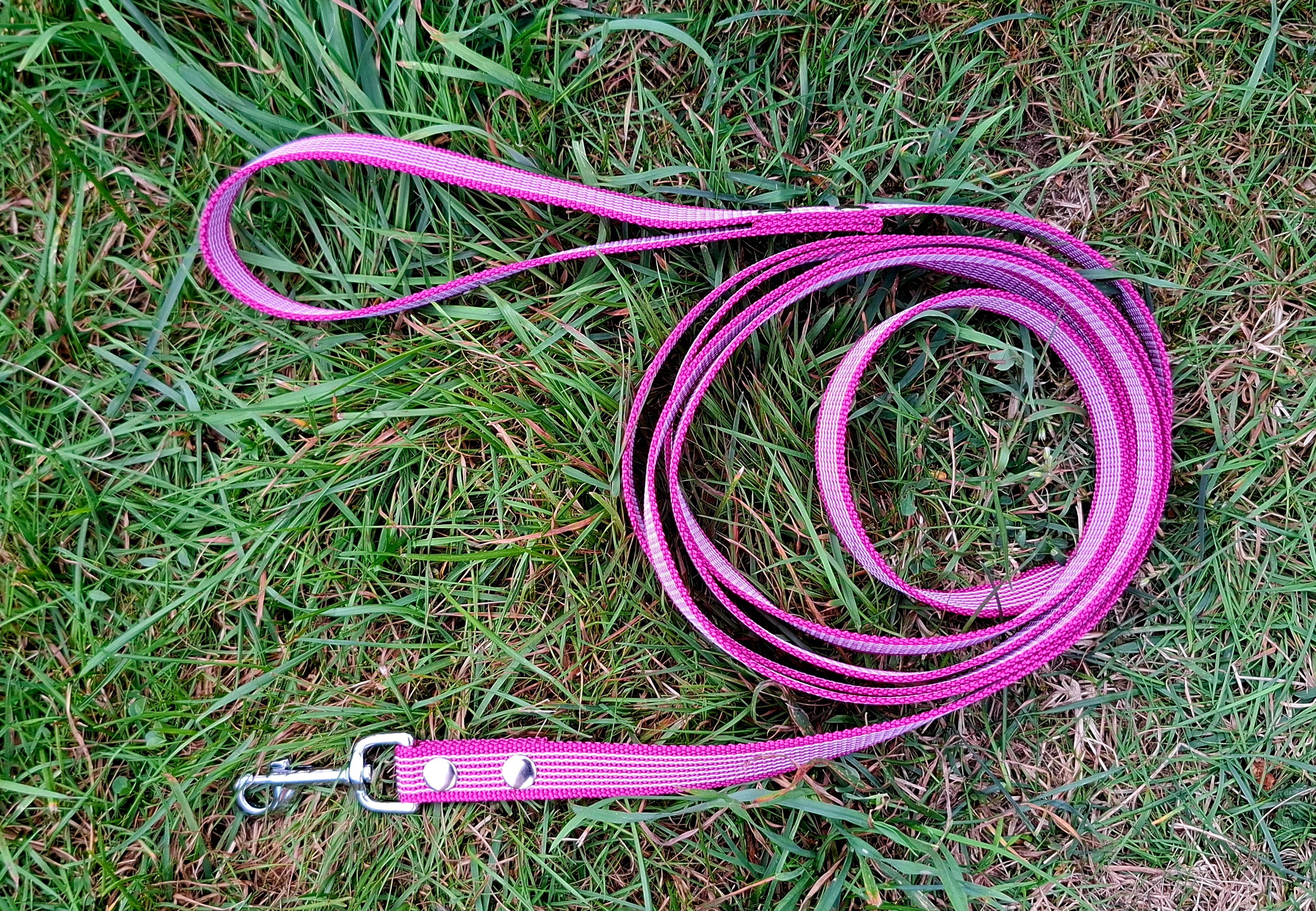 Antiglidkoppel 20mm x 300cm cerise/vit, ÄLDRE UTGÅENDE VARIANT