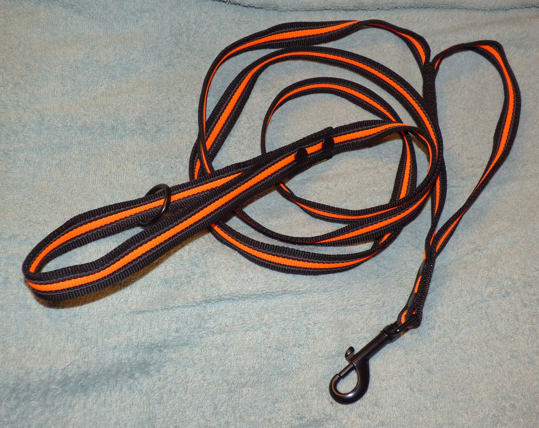 Antiglidkoppel med extra handtag, svart & neon