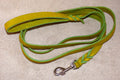 Läderkoppel "soft" i limegrön färg, 18mm x 250cm med pistolhake