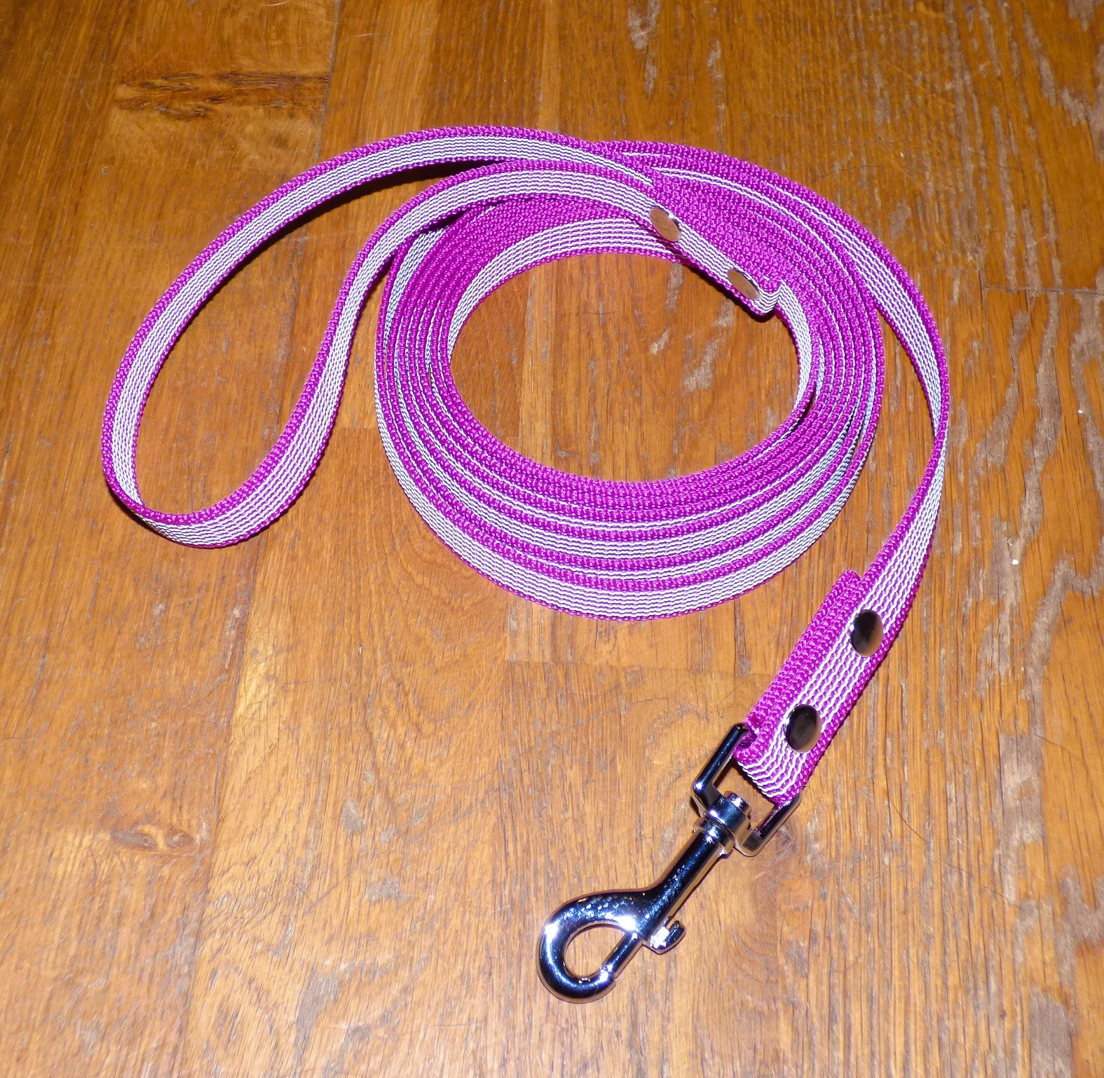 Antiglidkoppel 3 meter, cerise med vitt gummi