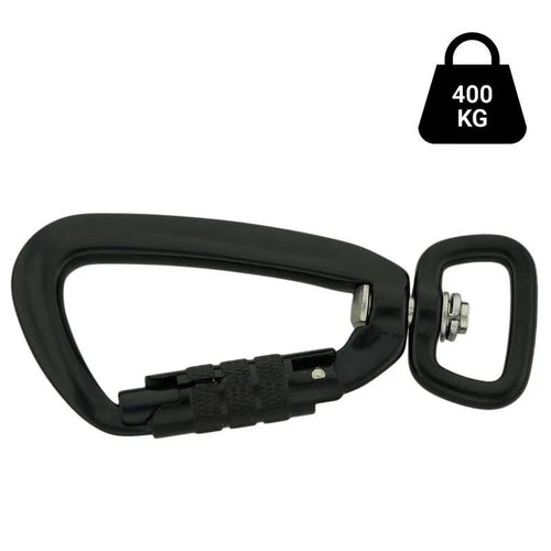 Antiglidkoppel med "twist lock hake" och extra handtag, svart
